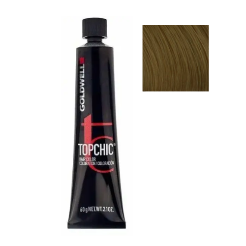 Стойкая профессиональная краска для волос - Goldwell Topchic Hair Color Coloration 8N (Светло-русый)
